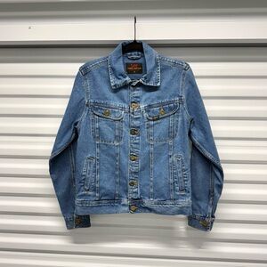 Lee Vintage Blue Denim Trucker Jacket Medium